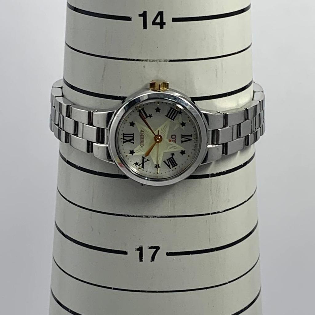 Used 175 [Rechargeable Battery Needs To Be Replaced, Cleaned] ORIENT Women's Watch Orient IO Star Gold Roman Numeral Solar Popular