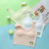 Ice Silk Seamless Girls Underwear Developmental Girls Childrens Bra Student Vest Summer Thickened Latex Pad Childrens Bras Vests