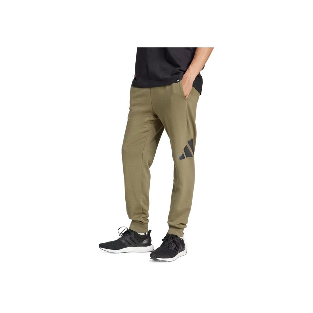 Adidas Originals Essentials Comfortable Versatile Fashion Soft Solid Color Casual Pants Men Bottoms Green JE8970