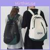 Three-layer Alphabet Design Couple Backpack For Middle School Girls