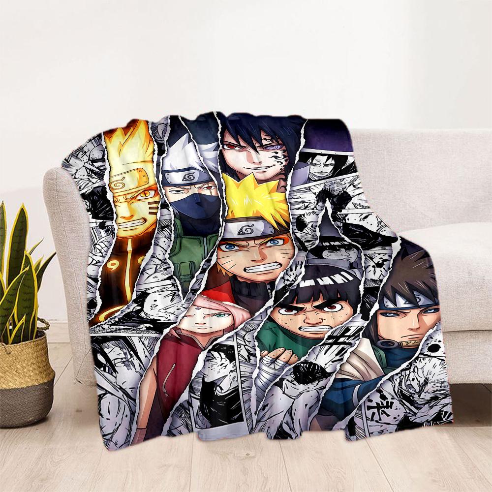 Naruto And Nine-tailed Fox Suitable Blanket for Offices, Travel, Living Rooms Also a Good Gift for Friends and Family Suitable for All Seasons.