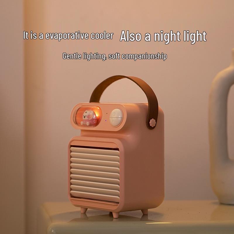 Aike Cute Cartoon Desktop Fan & Humidifier Combo