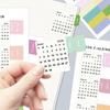2 Sheets 2026 Calendar Stickers Diy Scrapbook Calendar Tags Divider Index Tabs  School/Office Use