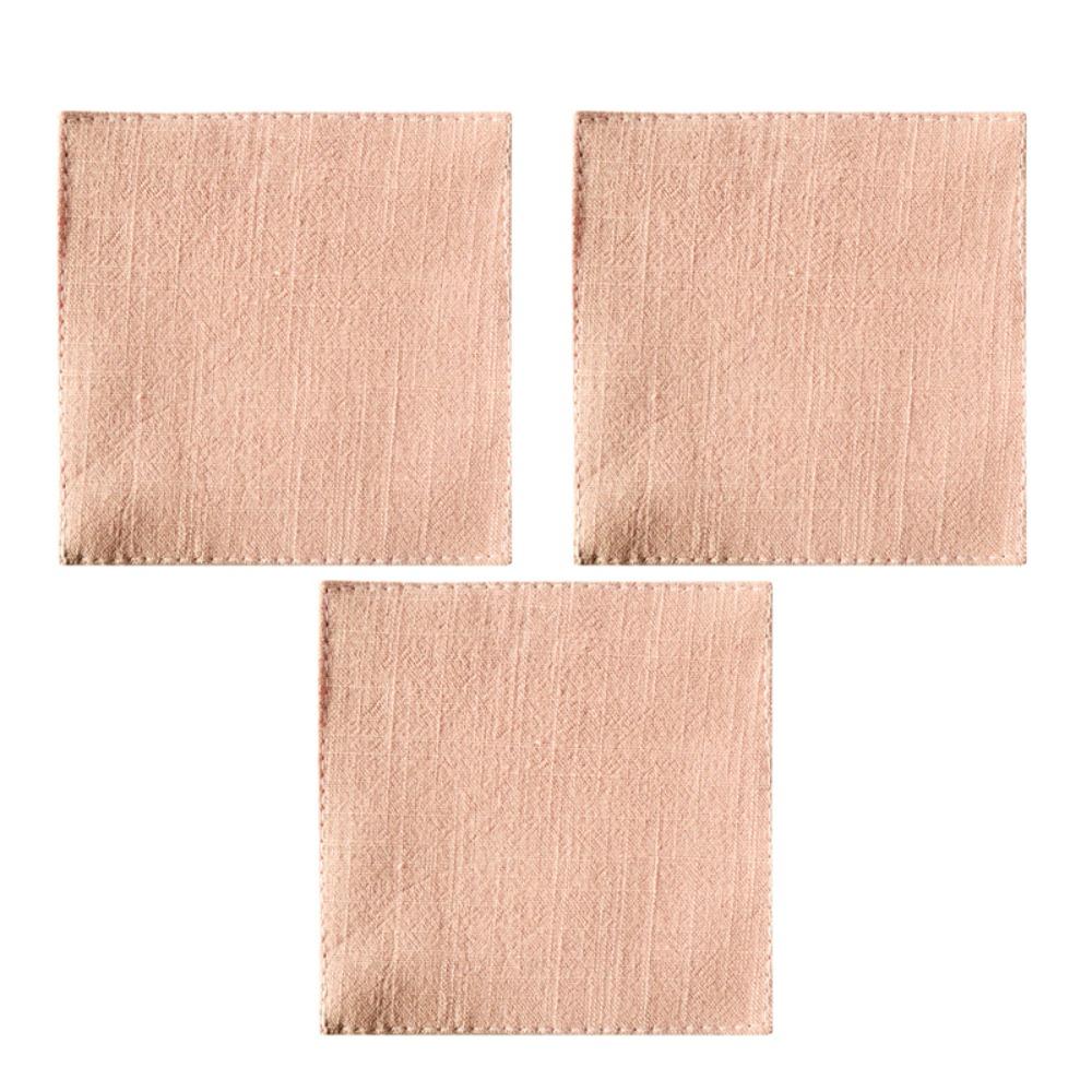 3Pcs Creative Double Cloth Placemat Durable Tea Cup Mat Kitchen Accessories Insulation Pad  Tea