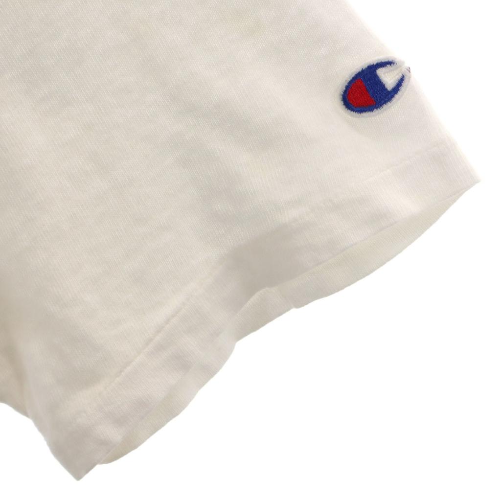Champion Short Sleeve T-shirt M White Men's Used