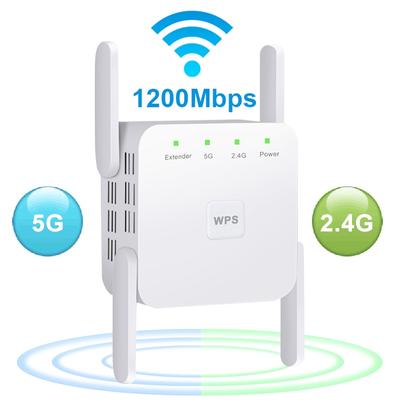 Wzmacniacz Wi-Fi 5 Ghz bezprzewodowy przedłużacz Wi-Fi 1200 mb/s wzmacniacz Wi-Fi 300 mb/s daleki zasięg wzmacniacz sygnału Wi Fi 2.4G Wifi Repiter
