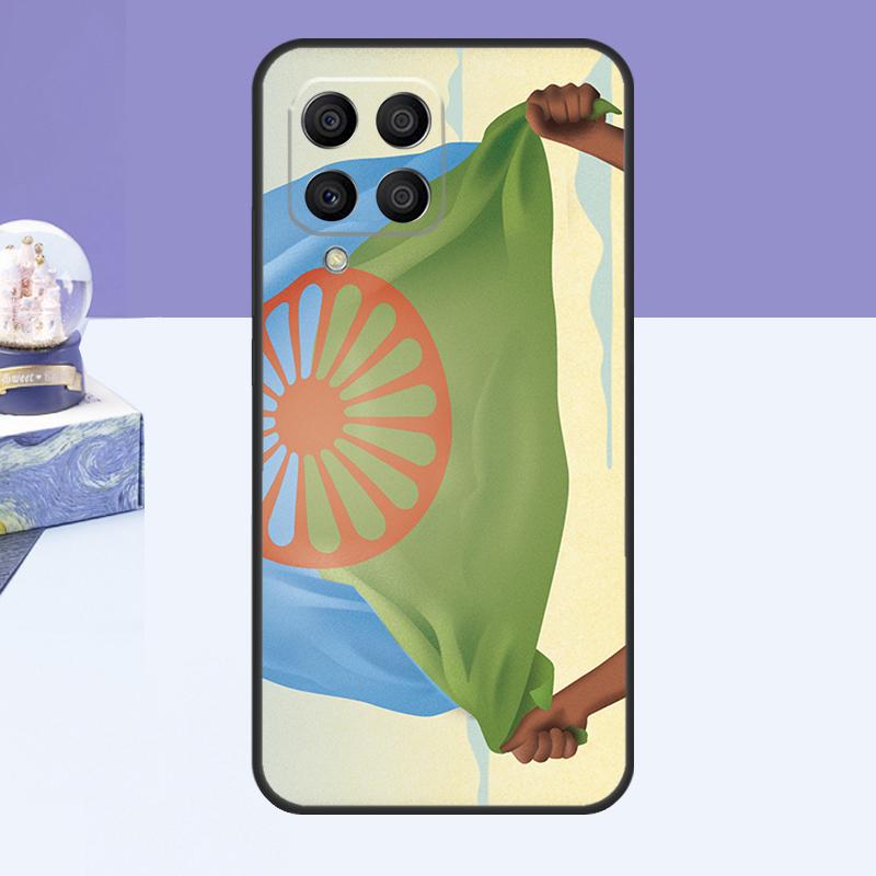 

Gypsy Romani Roma Flag Case For Samsung Galaxy M15 M55 M35 M33 M21 M31 M16 M36 M56 M53 M13 M12 M32 M52 M14 M34 M54 Samsung M52 5G