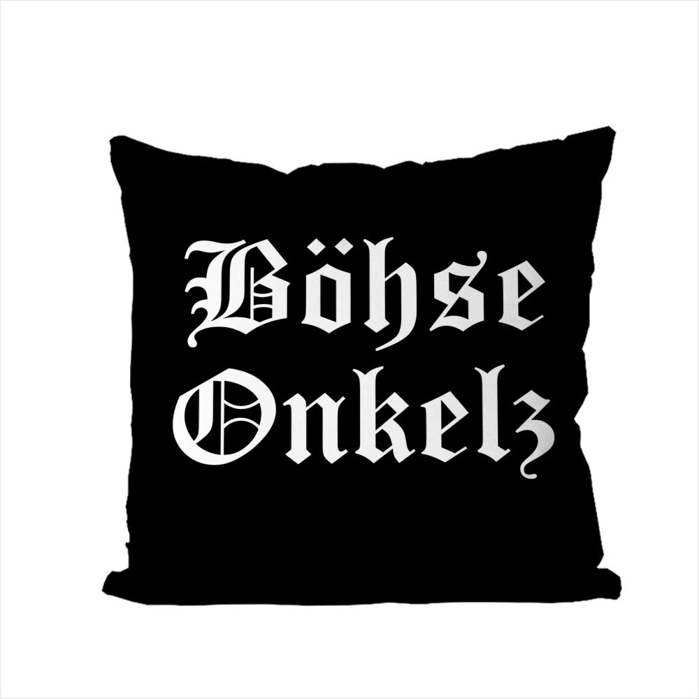 Band BBohse OOnkelz Kissenbezug Für Auto Sofa Dekorativ Zuhause Zweiseitiger Druck Plüsch Quadratisch Wurfkissen Kissenbezug