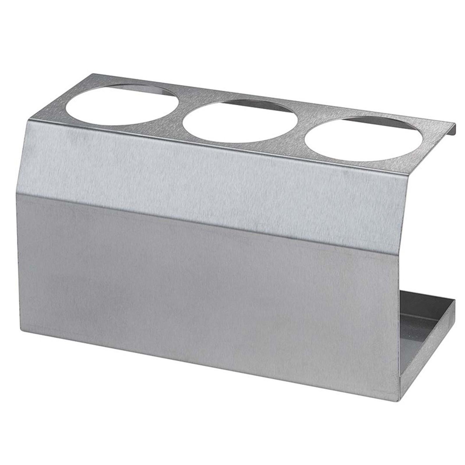 Ständer Stahl für Saucenspenderflaschen 3 x 0,7L Durchmesser 70mm Hendi 557983