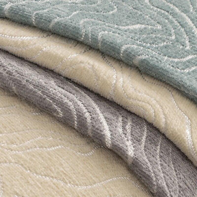 Žinylkový přehoz na pohovku s vodním vlněním Moderní celoroční univerzální ručník na pohovku do obývacího pokoje Protiskluzový polštář na pohovku Područka Opěradlo