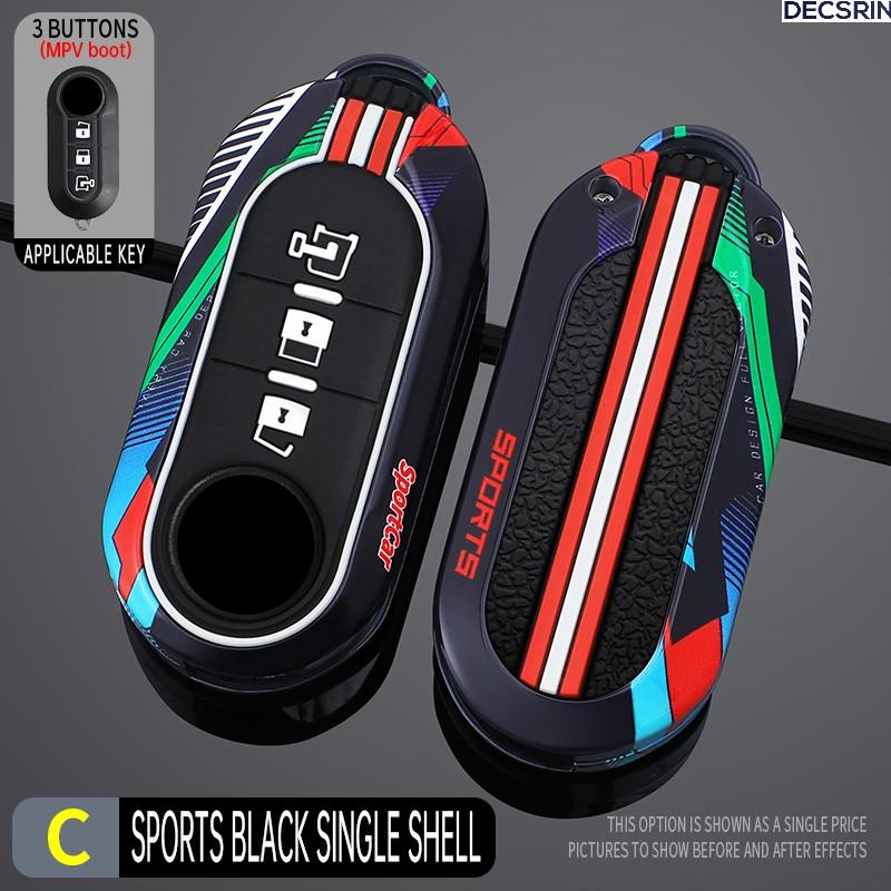 

Zinc Alloy Car Flip Remote Key Case Cover Shell Fob for Fiat Ducato 500 500L Panda Grande Punto Lancia Musa Car Accessories