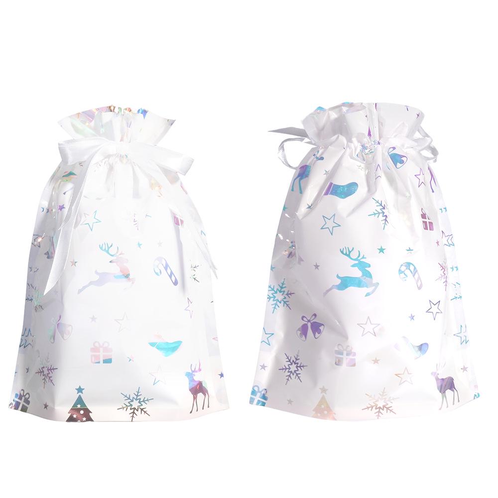 Exclusive Christmas Drawstring Gift Pouch - Festival Candy Bag in Stock
