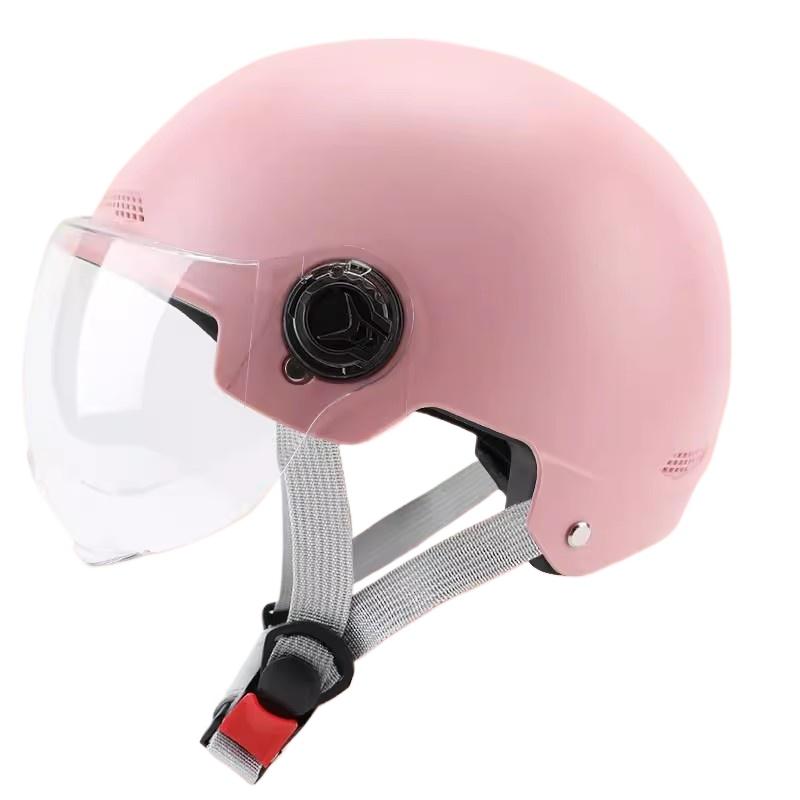 Electric Car Helmet Four Seasons Men's and Women's Universal Summer Motorcycle Half Helmet Battery Car Safety Helmet