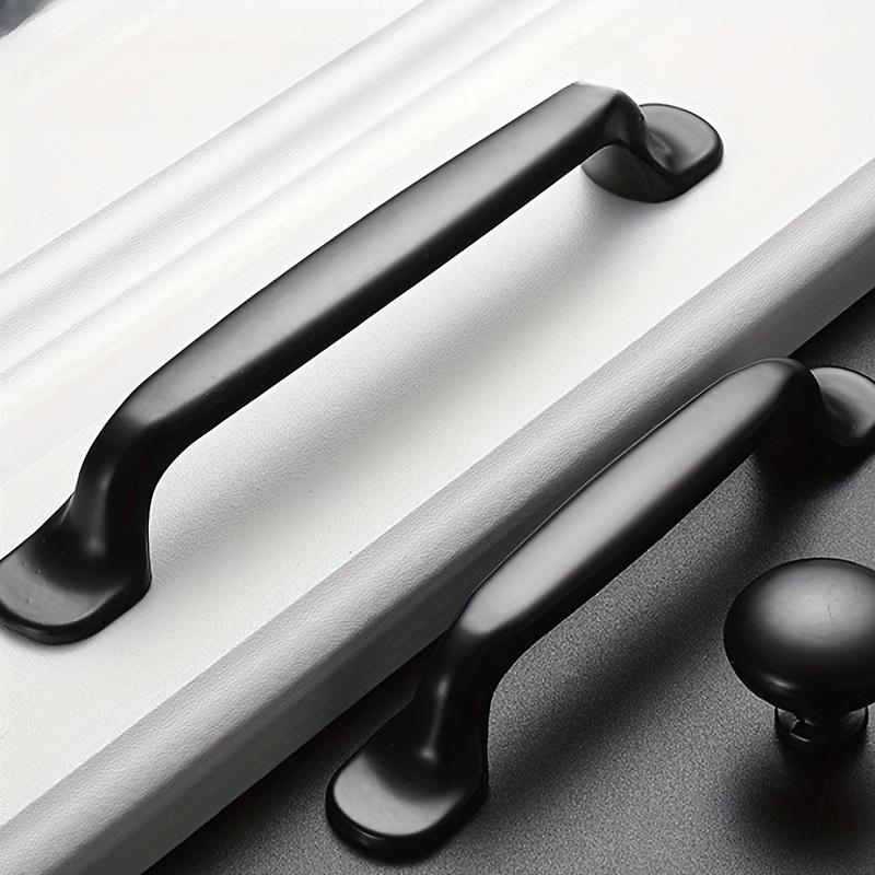 4pcs Black Handles For Furniture, Cabinet Knobs And Handles, Kitchen Handles, Drawer Knobs Cabinet Pulls, Cupboard Handles Knobs