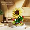 Eternal Rose Building Block Bouquet Flower Puzzle Assembly Toy Micro Particle Toy Desktop Decoration Building Block Toy