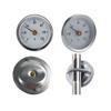63mm Durable 0-120 DegreeC Bimetal Thermomet Clip-on Pipe Thermometer Temperature Gauge With Spring