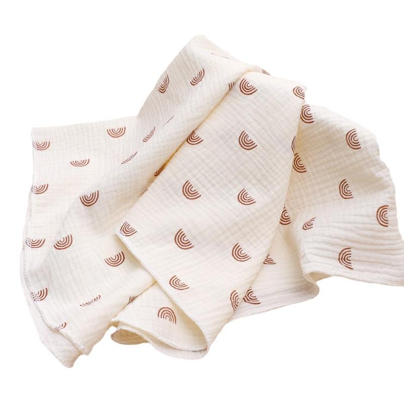 Newborn Swaddle: Two-Layer Cotton Gauze Bath Blanket