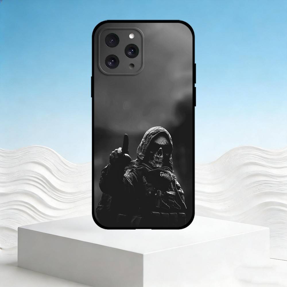 

S-Special forces Phone Case For iPhone 17,16,15,14,13,12,11 Plus,Pro Max,SE4Soft Silicone Black Cover iPhone13PROMAX