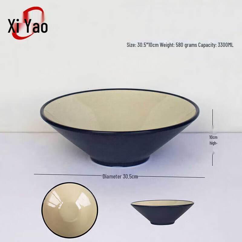 Xiyao A5 Melamine Noodle Bowls & Spoons