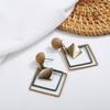 Exquisite Craftsmanship Simulated Pearl Stud Earrings Trendy Fashionable Long Bold Statement Earrings Womenn Gathering Gathering Wedding Occasion