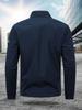 Euro Size Men's Casual Multi-Pocket Stand Collar Jacket