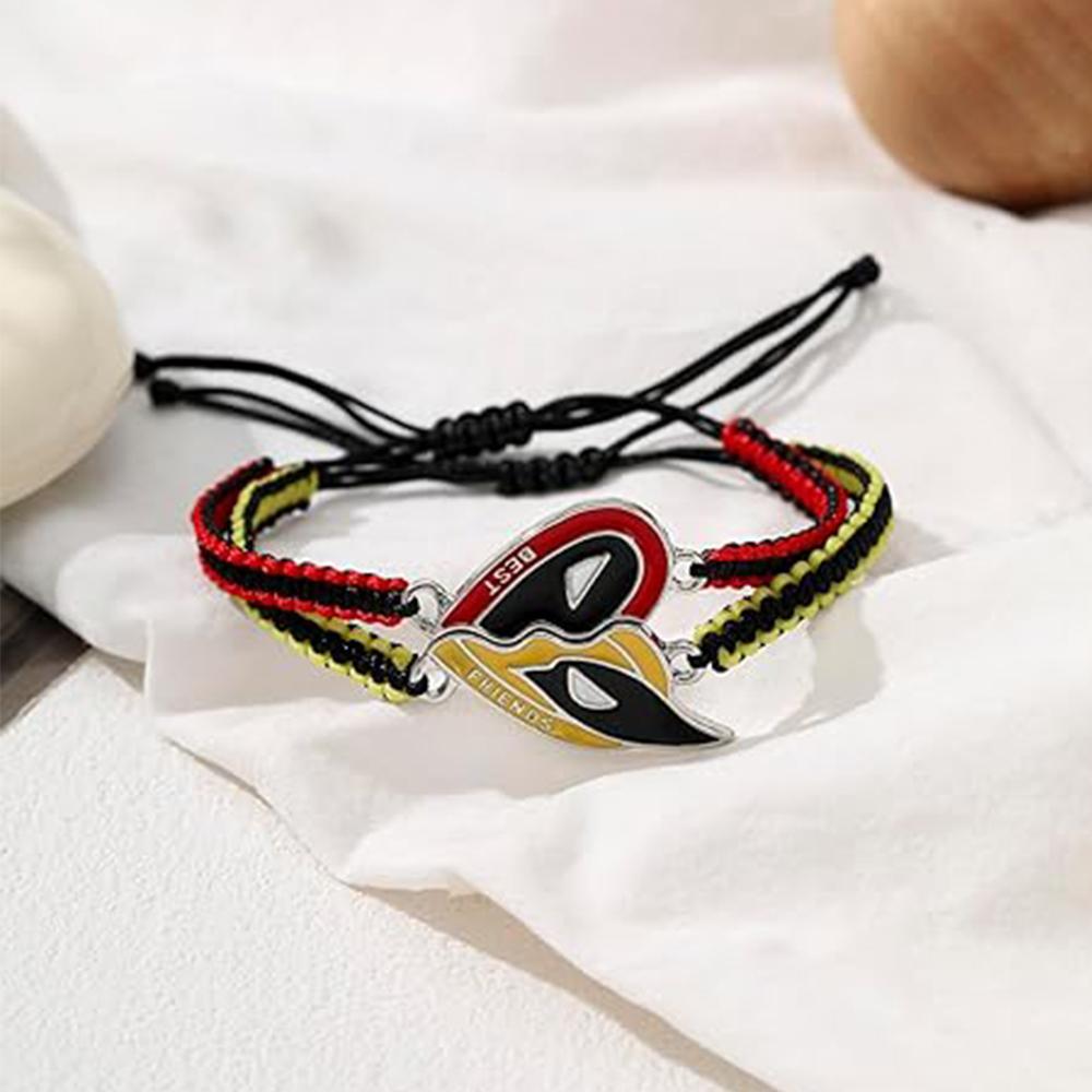 1 Pair Deadpool and Wolvers Bracelets Handband Set for Best Friends For Couple