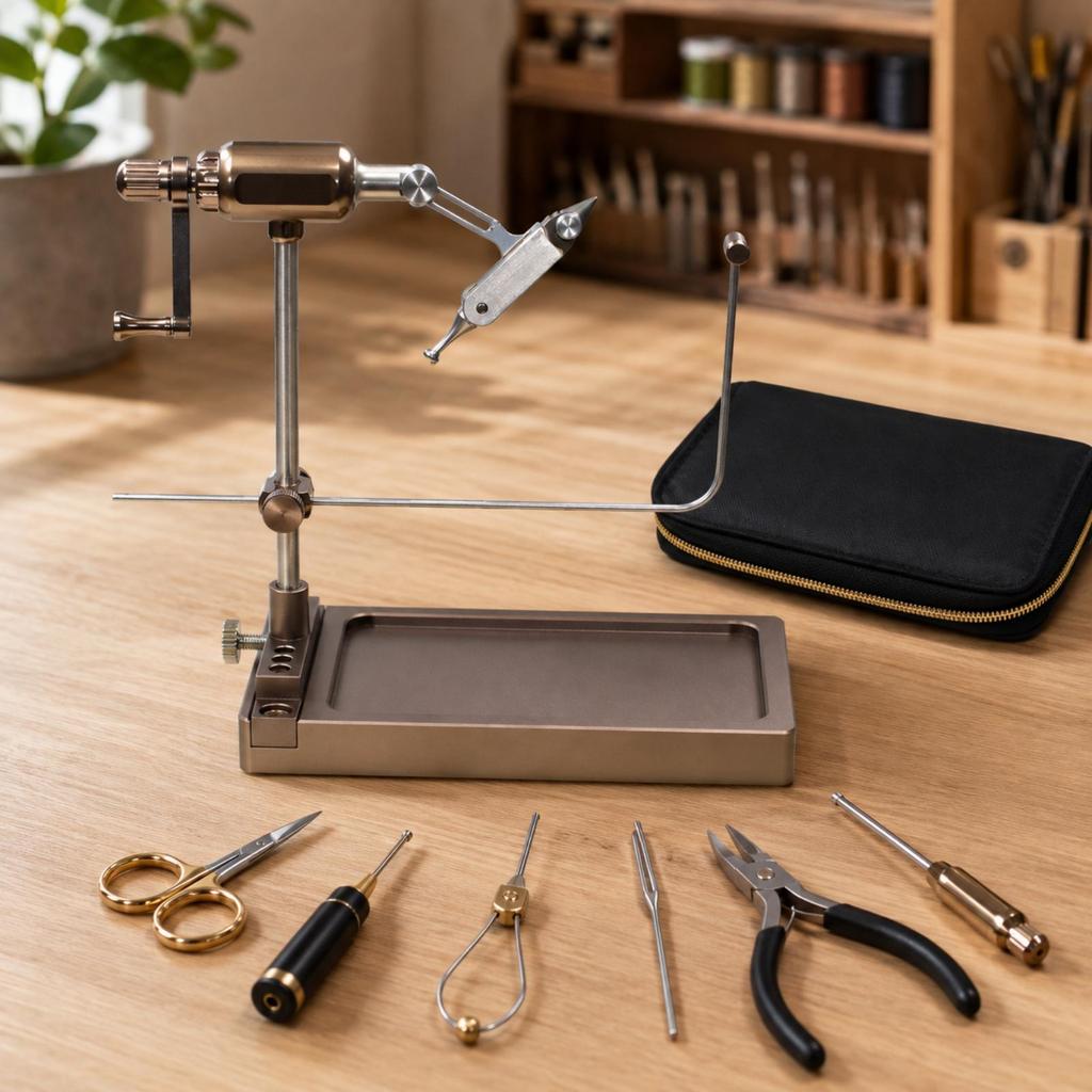 Fly Tying Vise Adjustable Fly-Tying Stable for Hobbyists