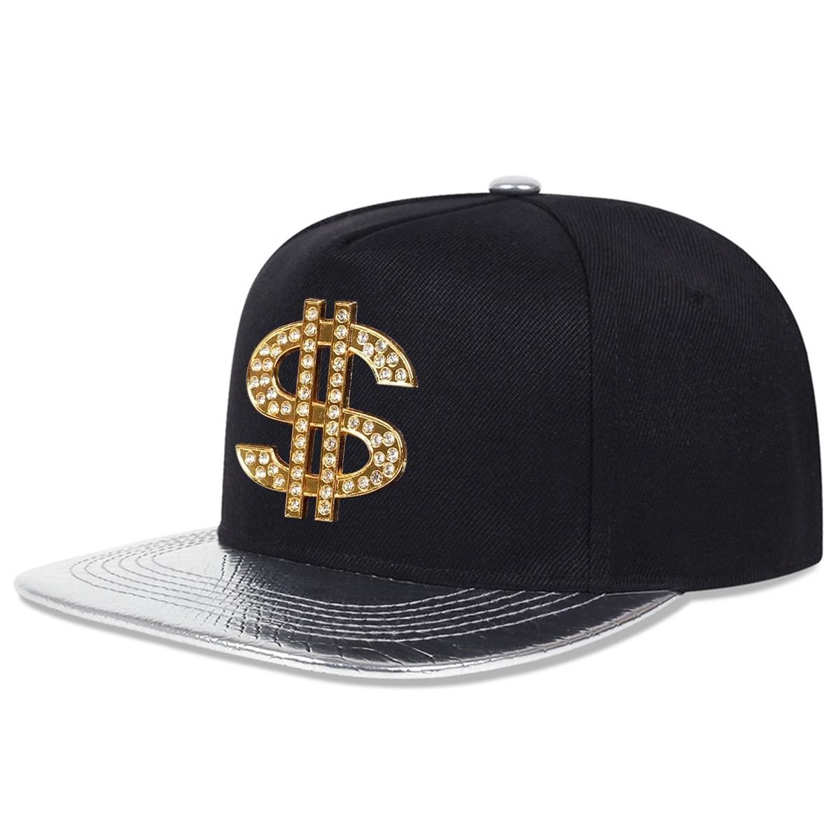 

Мужская бейсболка в стиле хип-хоп, доллар США, для улицы, спорта, регулируемая, солнцезащитная, для отдыха, весна-осень, путешествия, туризм, пляжный отдых серебряный