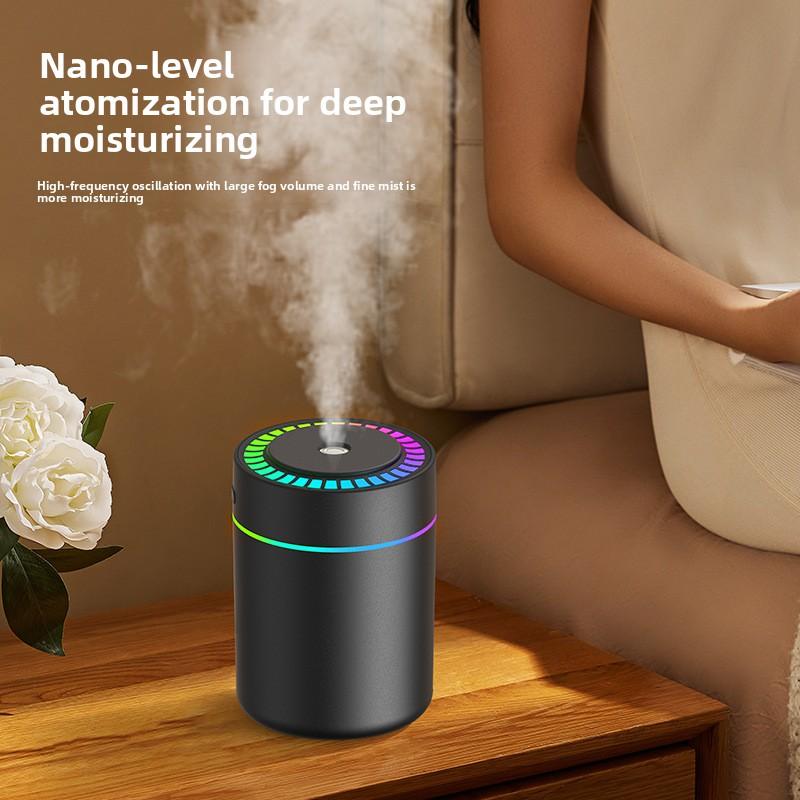 Colorful Lamp Usb Mini Humidifier Home Bedroom Desktop Portable, Car Small Air Humidifier