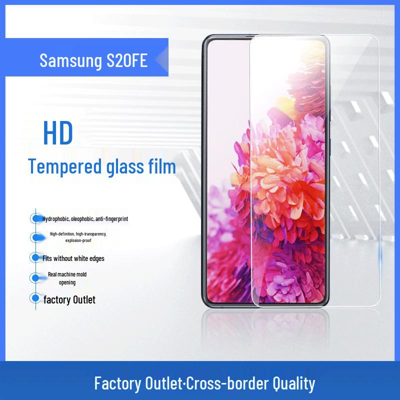 SAMA32 Tempered Glass Screen Protector for Samsung A50/A30/A70 - High-Definition, Transparent, Anti-Fingerprint.