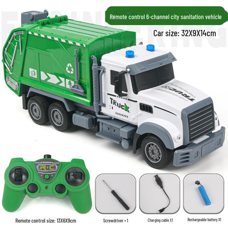 

Многофункциональный игрушечный набор с дистанционным управлением: самосвал и бетономешалка