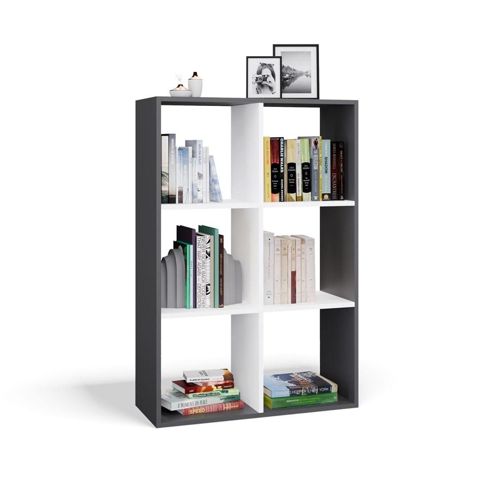 Malax 2X3 Anthracite White Shelf