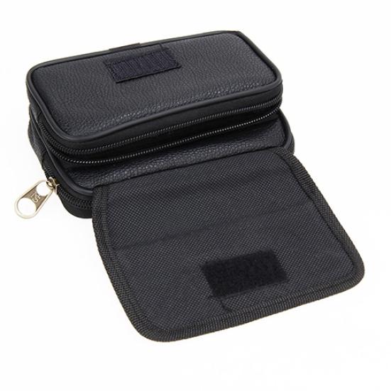 

Мужской кошелек из искусственной кожи, держатель для кредитной карты, телефон, повседневный подвесной кошелек на ремне чёрный