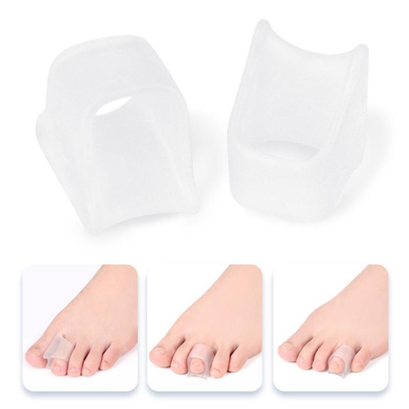 1Pair Soft Silicone Gel Toe Separator Hallux Valgus Bunion Thumb Correct