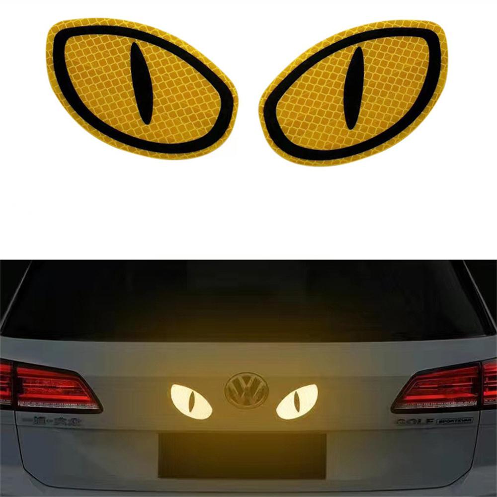 Car Reflector Sticker Night Driving Safety Decal for Auto Truck Motorcycle Trailer Cat Eye Reflective Safety Warning Tape