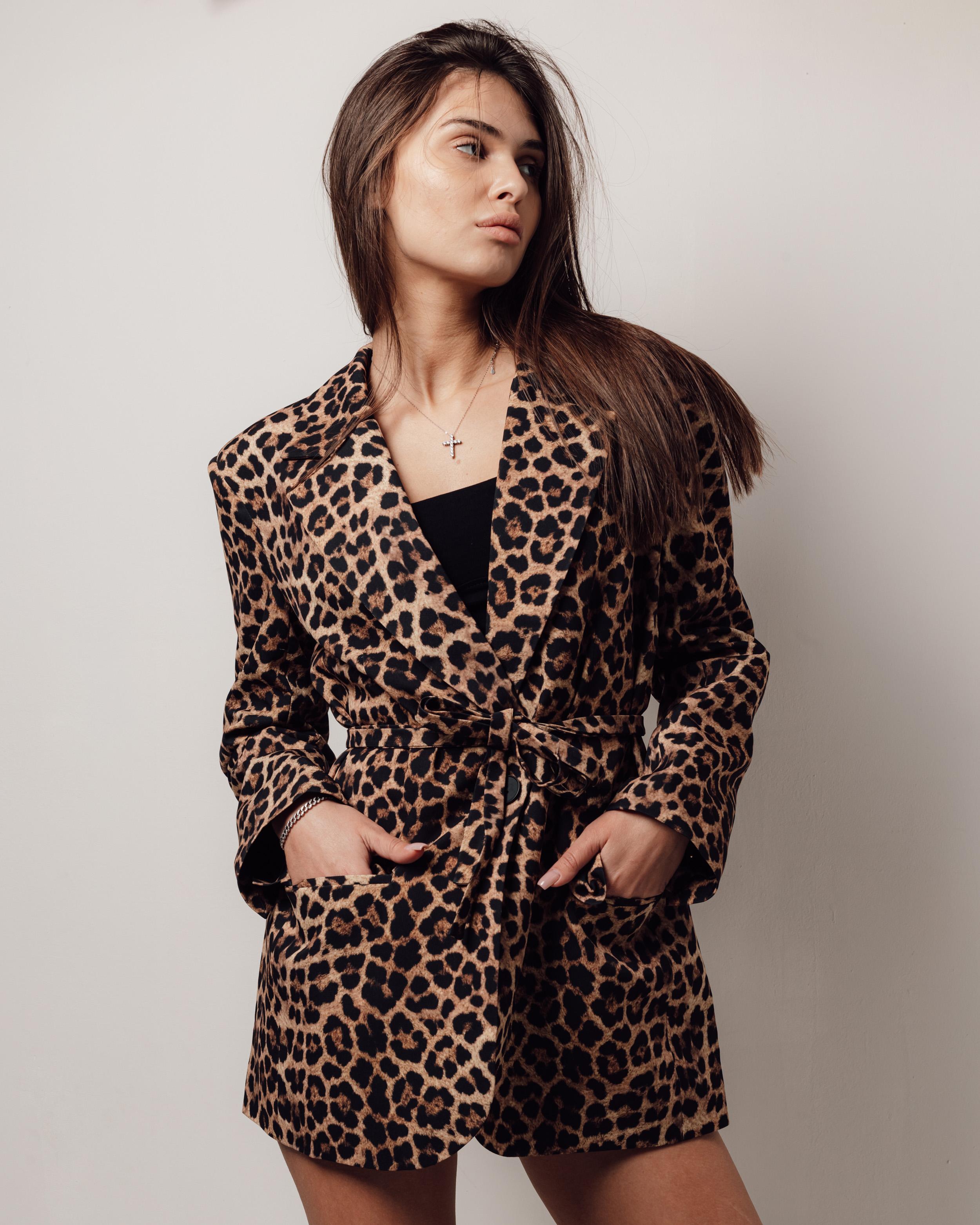 

Пиджак Milirud 579 леопардовый S-L S-L