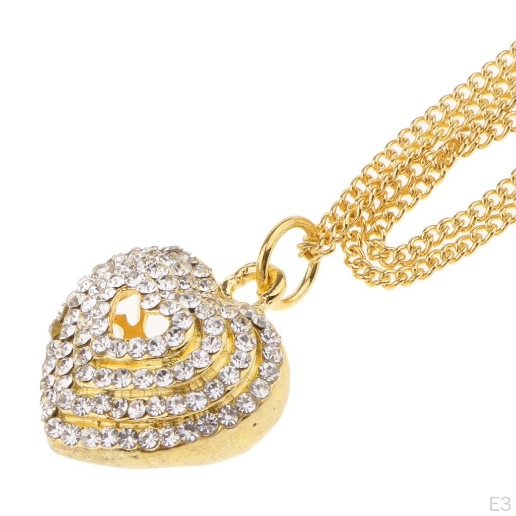 Elegant Wedding Heart Pendant Women Ladies Necklaces Jewelry