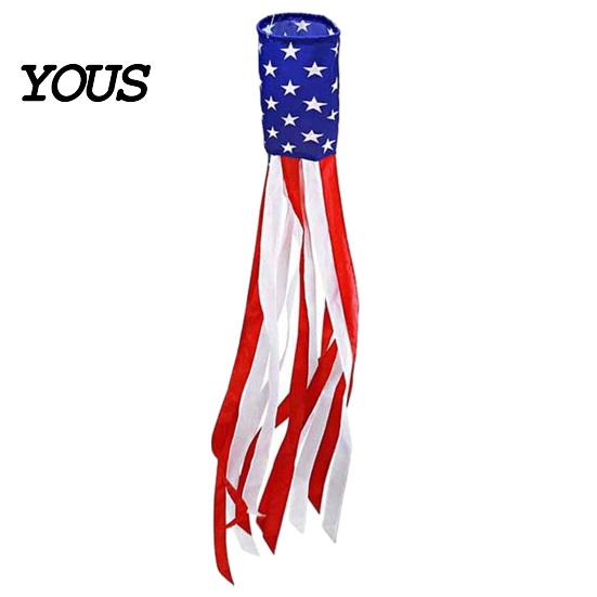 Party-Banner 4. Juli Außendekoration, Amerikanische Flagge Veranda-Schild, Rot Weiß Blau Dekorationsartikel Hängendes Banner, USA Fächerfahne,
