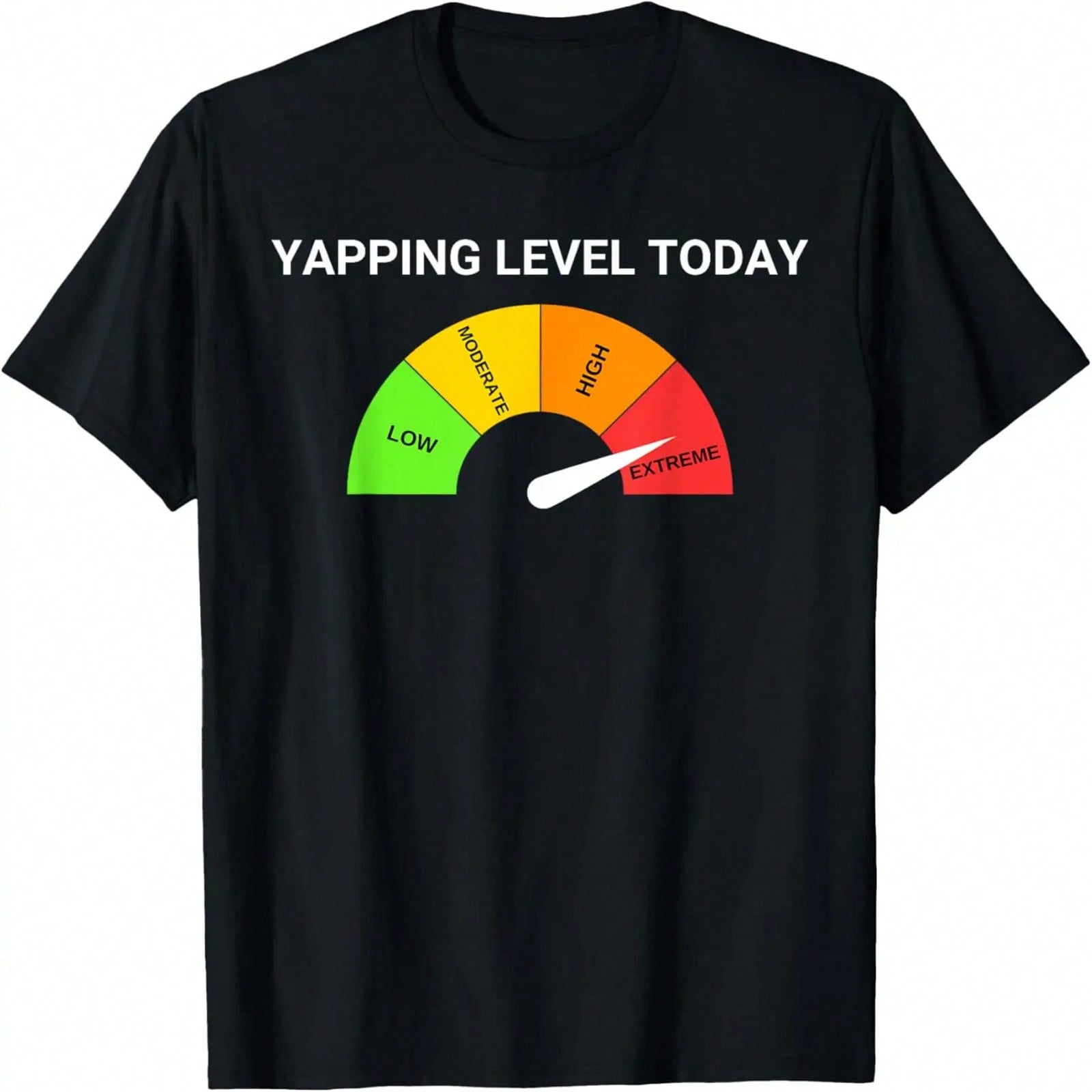 Yapping Level Today Certified Yapper Sarcastic T-Shirt S разноцветный