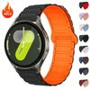 18mm 20mm 22mm Silicone Magnetic Band for Huawei Watch GT6/5 41mm GT6/5Pro GT3 46mm Sport Strap for Samsung Galaxy Watch 7 6 5 4
