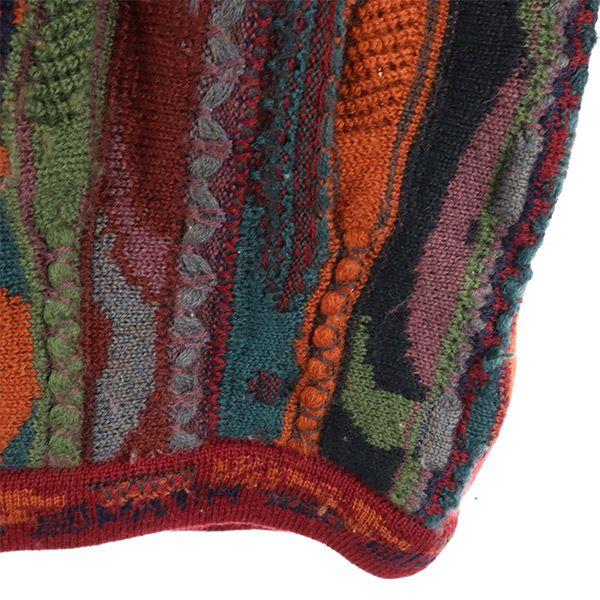 Coogi 90s Old 3D Overall Handle Long Sleeve Wool Sweater M Knit Men's Used