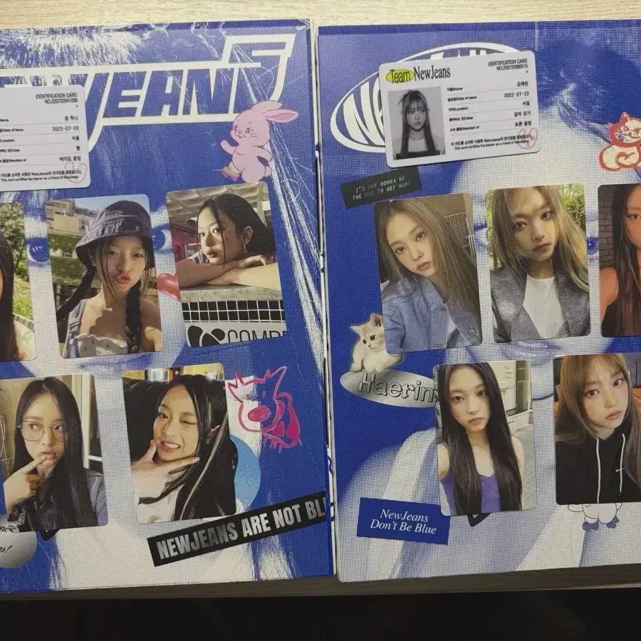 

NewJeans Blue Book Альбом Ханни Хаерин