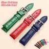 Leder Uhrenarmband 12 14mm 16mm 18mm 19mm 20mm 21mm 22mm Echtes Leder Uhrenband mit Silberner Dornschließe Universelles Uhrenband