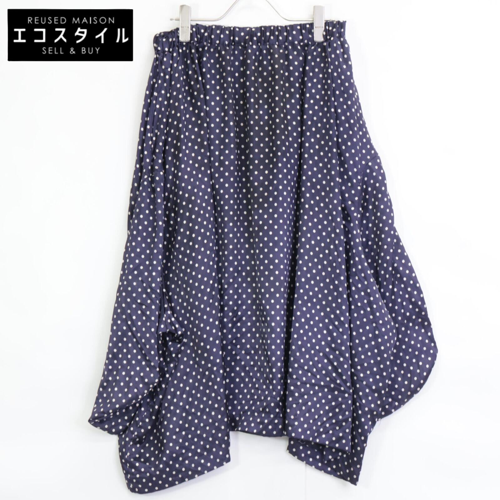 

COMMEdesGARCONS ComCom RC-S019 AD2018 Navy Dot Transformed Skirt skirt S NavyUsed
