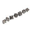 7Pcs Polyhedral Metal Dice Set RPG Dice with Storage Box Role Playing Games Great Gift for Teens Adults Family Friends