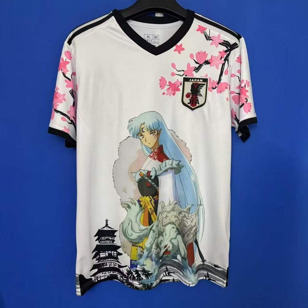 Japan National Football Jersey Anime Manga Short-sleeved Football Jersey Japan National Team Jersey