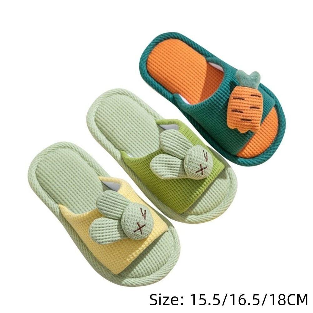 Lightweight Cartoon Rabbit Slippers Anti Slip Floor Shoes Soft Children Slippers  Baby Boy Girl