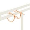 ESTELLE Hoop 18K Pink Gold [Official] Women's Earrings, (S) 0202-1468-0010-0000