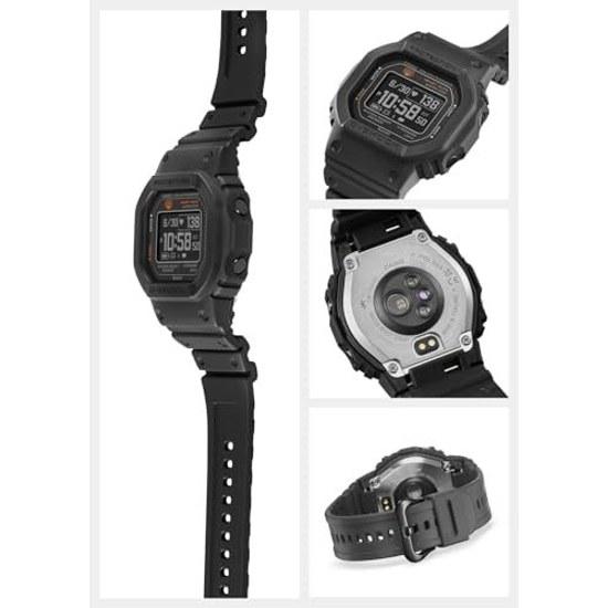 Casio G-Shock wristwatch G-SQUAD heart rate monitor Bluetooth model DW-H5600-1JR men black.