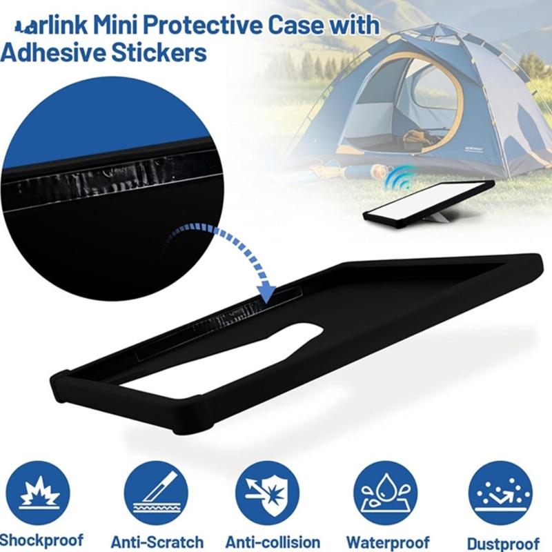 Antislip Silicone Protective Cover Case for Mini Satellite Dish Mount Sleeve Ergonomic Grip Comfortable for Extended Use